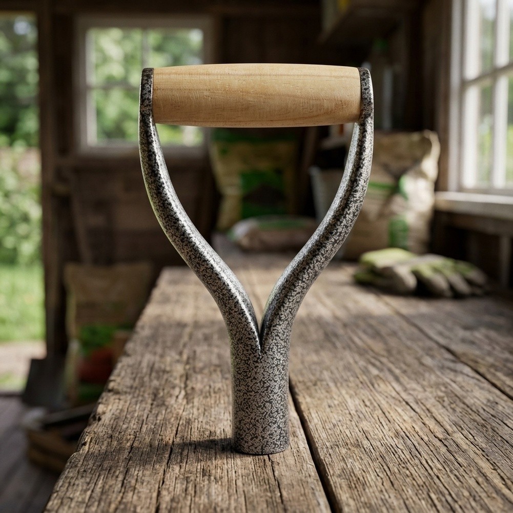 Spade Digging Fork - 1 adet gümüş renkli, kaymaz özellikli