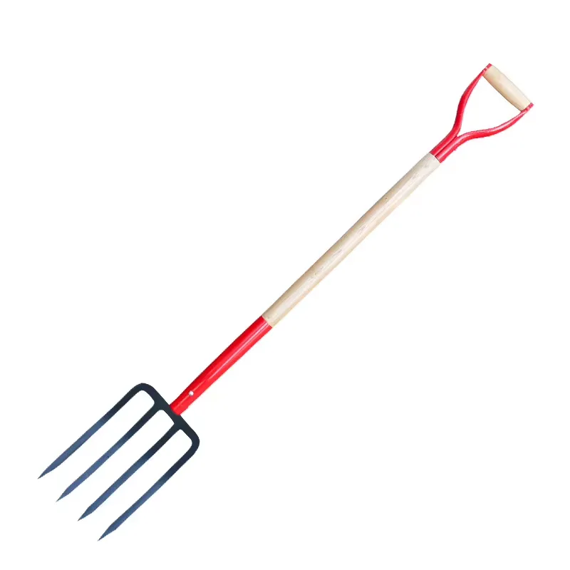 Spade Digging Fork - Dört Dişli Çelik Demir Çatal Tarım