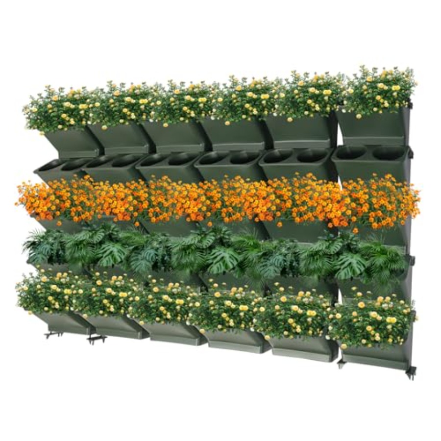 Self-Watering Planter - Balkon ve Bahçe Kullanımı İçin Dikey