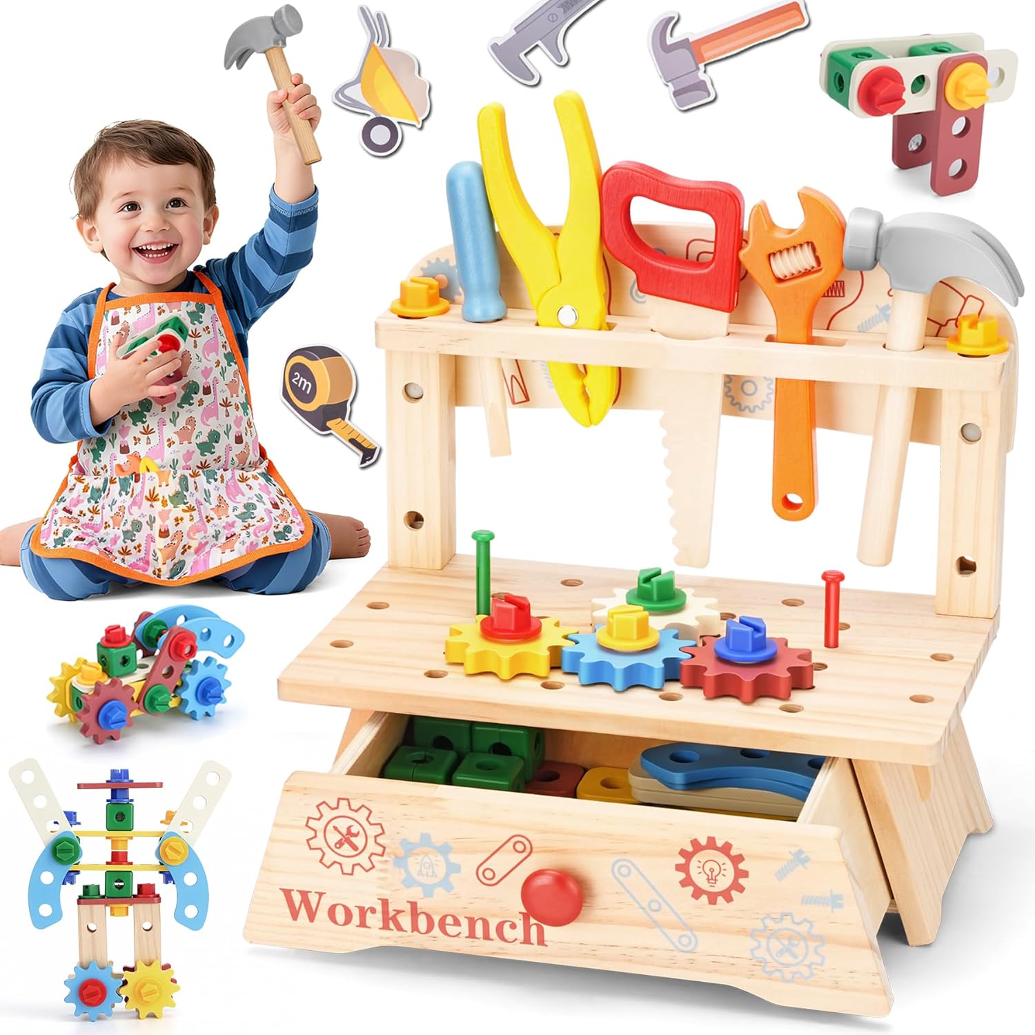 Çocuklar için Ahşap Alet Tezga - Gardening Tools Girls incelemesi ve fiyatı