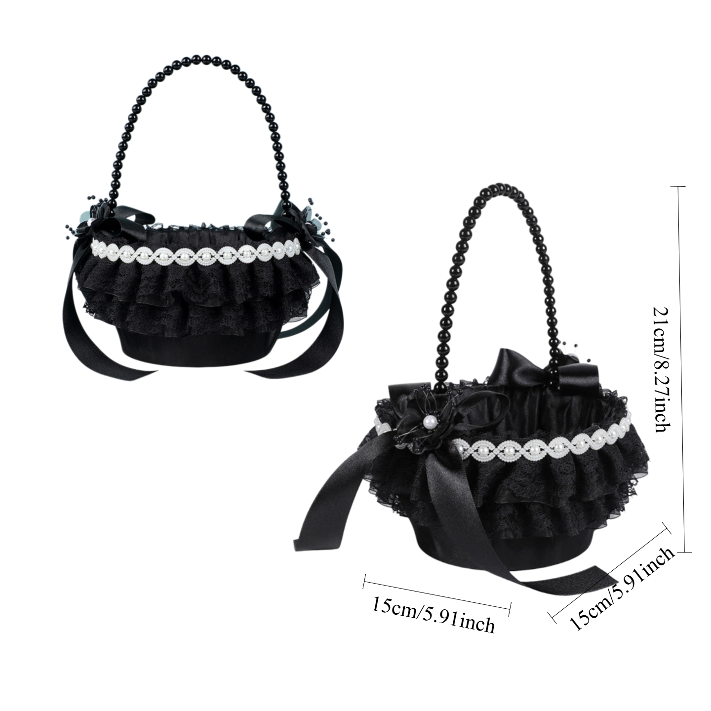2 Adet Düğün Siyah Çiçek Sepet - Gardening Tools Girls incelemesi ve fiyatı